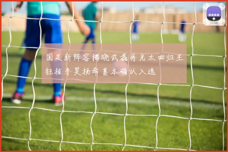 国足新阵容揭晓武磊蒋光太回归王钰栋李昊杨希基本确认入选